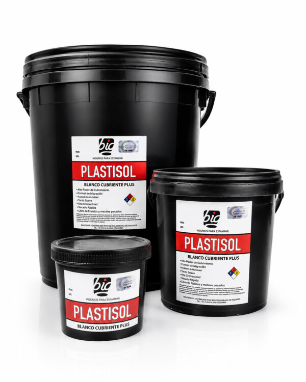 Plastisol Blanco Cubriente Plus GRUPO PLASTISOL BLANCO CUBRIENTE